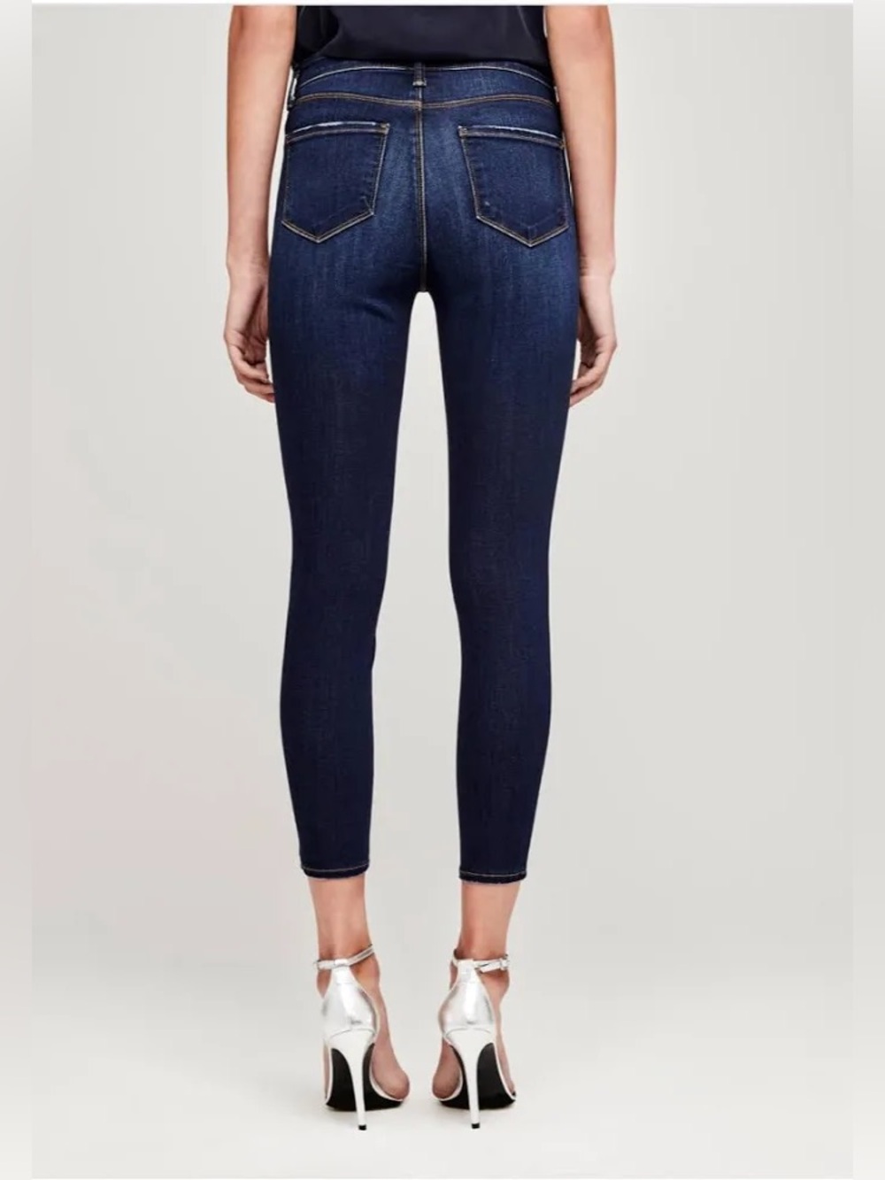 NWT L'Agence Margot Highrise Skinny Jean Baltic 25 - Picture 4 of 13